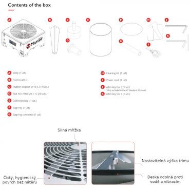 MASTER TRIMMER MT STANDARD 50 - pro mokrý trim