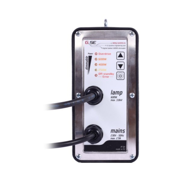 Elektronický předřadník GSE V2.0 600W, 230V, IEC konektor