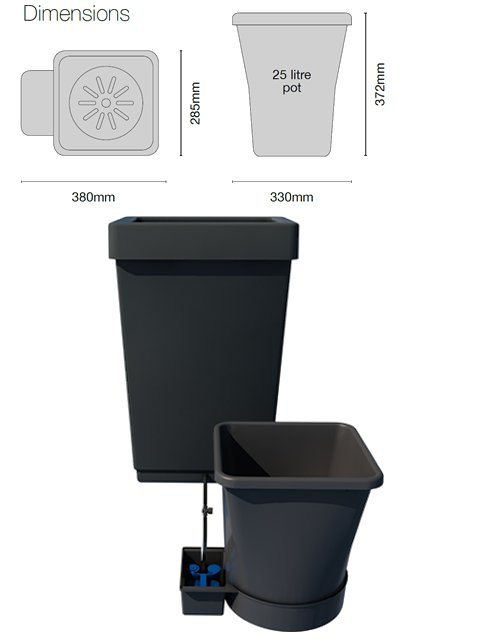 Autopot 1Pot XL Module - s 1 květníkem vč. 47L plastové nádrže