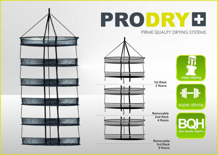 PRODRY-sušící síť 95cm, odepínatelných 6 pater