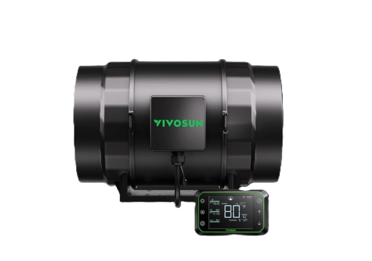 VIVOSUN AeroZesh S6 Inteligentní Inline ventilátor 150mm/689 m3/h