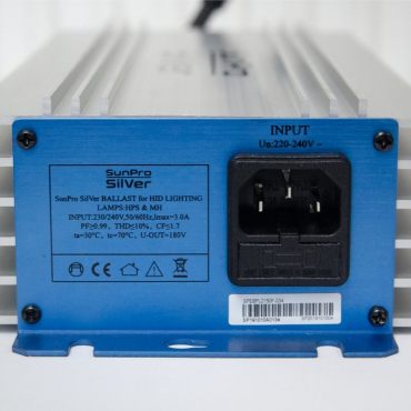 Elektronický předřadník SunPro SILVER 600W, 230V, IEC konektor
