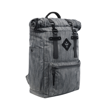 Batoh Revelry - The Drifter Rolltop Backpack, 23l – žíhaný šedý