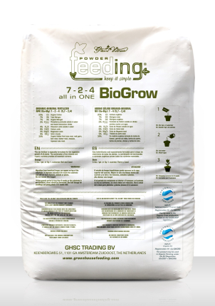 Green House Feeding - BioGrow 25kg