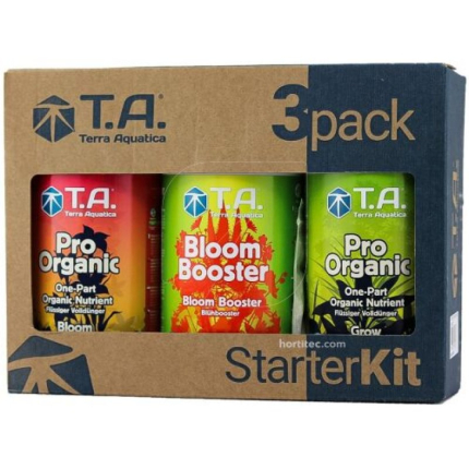 T.A. Starter Kit Pro Organic + Bloom Booster 3pack